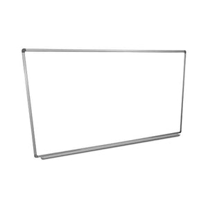 Luxor Home Office School Wall-Mounted Magnetic Dry Erase Whiteboard with Aluminum Frame - 72"W x 40"H