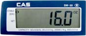 CAS SW-1W(10lb) Washdown Portion Control Scale, 10lb Capacity, 0.002lb Readability