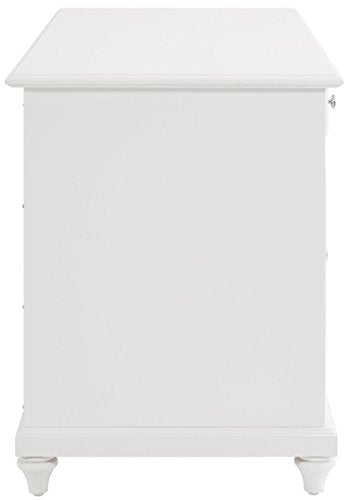 Crosley Furniture CF6507-WH Palmetto Computer Desk - White