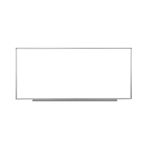Luxor 96"W x 40"H Wall-Mounted Magnetic Dry Erase Whiteboard with Aluminum Frame and 2.5" Marker Tray - Perfect for School, Classroom, Conference and Presentation