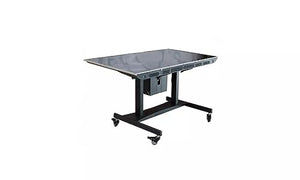 InfinityPro Electric Height Adjustable Lift Mobile TV Stand for 86"-98" Display - 90° Rotation, 200KG Load
