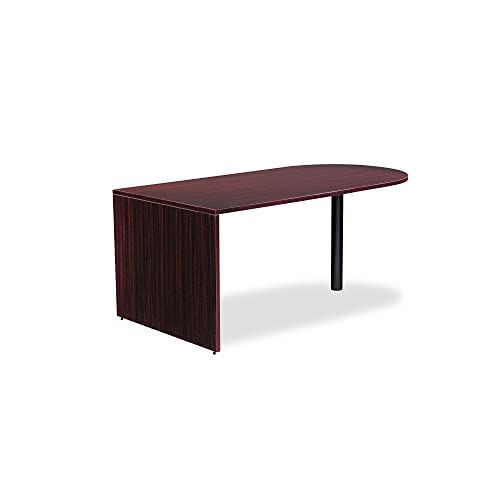 Alera Valencia Series D Top Desk, Mahogany, 71w x 35 1/2d x 29 5/8h