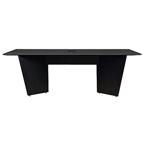 Regency 8 ft Conference Room Table, Ash Grey/Black