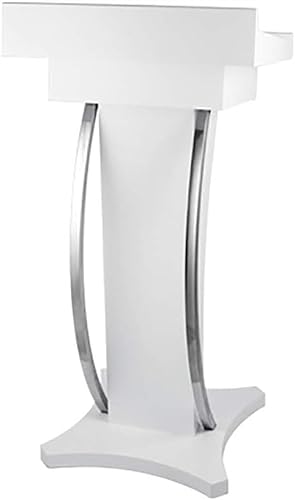 SMuCkS Wood Podium Lectern Stand with Drawer