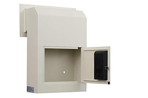 Protex WSS-159E II Through The Door Drop Box with Electronic Lock, Beige