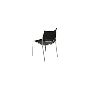 Mayline ESC2B Escalate Stacking Chair, Black, 4 Chairs/Carton