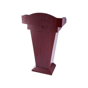 VducK Wooden Speaking Lectern Podium with Storage Space & Heavy Duty Base