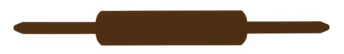 Globe-Weis/Pendaflex Self-Adhesive Fasteners, 1-Inch Capacity, Brown Finish, 100 Fasteners Per Box (78210)