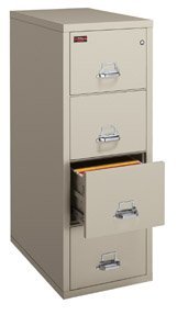 FireKing 3 Drawer Legal Vertical Fire Proof File Cabinet 3-2144-2