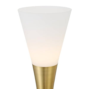 Possini Euro Design Fortuna Torchiere Floor Lamp with Reading Light