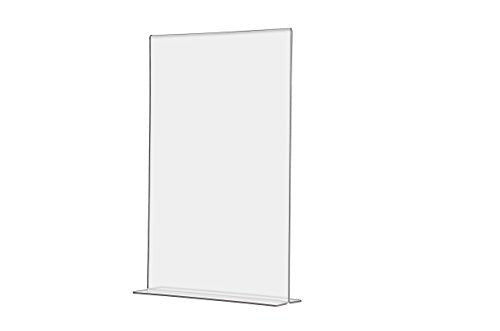 Marketing Holders Sign Holder Literture Flyer Display Stand (50, 11"W x 17"H Bottom Load)