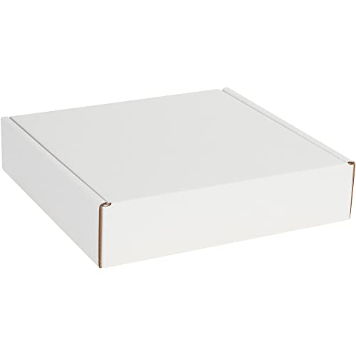 BOX USA BMFL13133 Deluxe Literature Mailers, 13" x 13" x 3", White (Pack of 50)