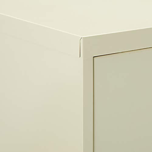 Lorell 4-Drawer Vertical File, 18 by 26-1/2 by 52-Inch, Putty