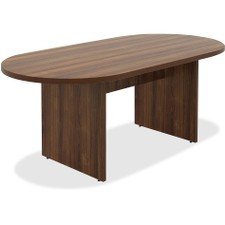 Lorell 34337 Chateau Conference Table, Walnut Laminate