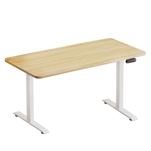 SanzIa Electric Standing Desk, Height Adjustable Computer Workstation, Dual Motor Sit Stand Desk, 264lbs Capacity, Memory Presets, USB & Child Lock