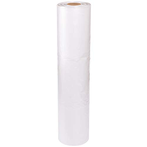 Aviditi 46" x 65" x 96" Pallet Covers/Bin Liners, 2 Mil, Clear, Perforated Roll, Use to Protect Pallets and Equipment During Shipment or Storage (1 Roll of 100)