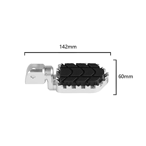CORCI Motorcycle Foot Pegs for BMW R1200GS 2004-2012 - Adjustable Aluminum Footrests