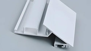 HISANDUK 30-Pack 98.4ft Plaster-in LED Aluminum Channel for Cabinet Kitchen Strip Lighting