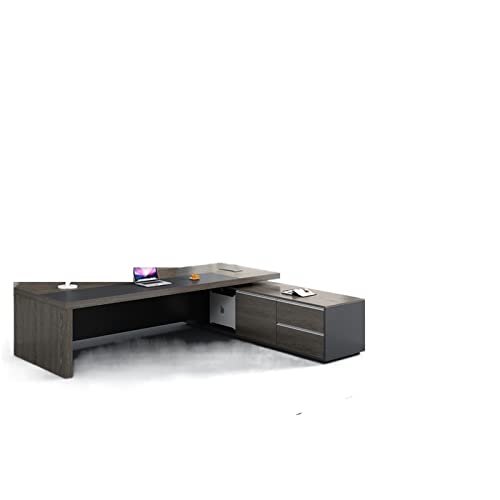 TAPIVA Executive Leather Office Desk