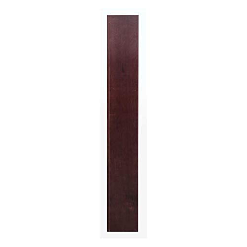 Home Square Solid Wood 84" Bookcase Set with Six Shelves, Set of 2, Cherry
