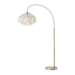 WAGLOS Bright Floor Lamp with Long Handle and Curved Design