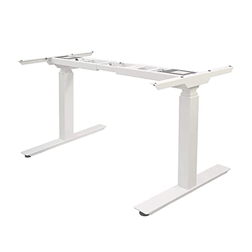 AD ARAZY Electric Stand Up Desk Frame Workstation, Height Adjustable Standing Base Dual Motor DIY Workstation with Touch Memory Controller
