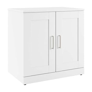 Bush Business Furniture Hampton Heights Storage Cabinet with Doors | 30W, White