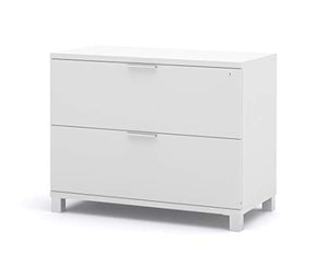 Bestar 120636-1117 Pro Linea Assembled Lateral File Drawer, White