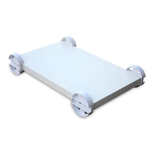 None CPU Holder Stand Cart Floor with Wheels Under Desk White CPU Stand (Six Primary Colors)
