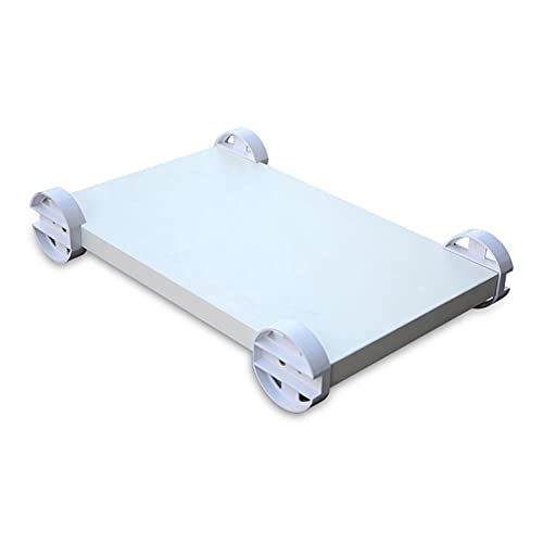 CPU Holder Stand Cart Floor with Wheels Under Desk White CPU Stand (Six Primary Colors)