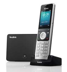 Global Teck Bundle of Yealink W60P IP Cordless Phone Office Bundle | DECT Handsets (5), Base Unit, Power Supply and Microfiber Cloth | Requires VoIP Service (Yealink W56P Base and 5 handsets)