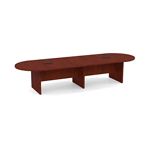 Generic Conference Room Table with Power Data Modules - 12 FT Oval Desk