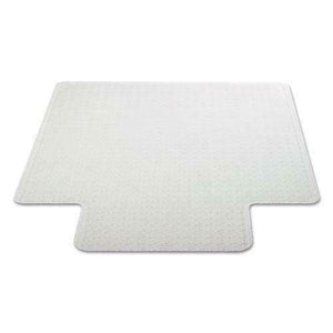 Generic Studded Chair Mat for Flat Pile Carpet, 36 x 48, Lipped, Clear - Office Desk Accessories