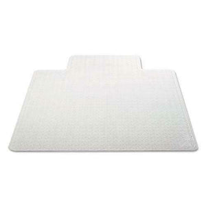 Generic Studded Chair Mat for Flat Pile Carpet, 36 x 48, Lipped, Clear - Office Desk Accessories