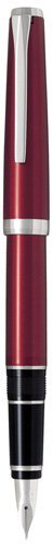 PILOT Metal Falcon Collection Fountain Pen, Burgundy Barrel, Broad Nib (60773)