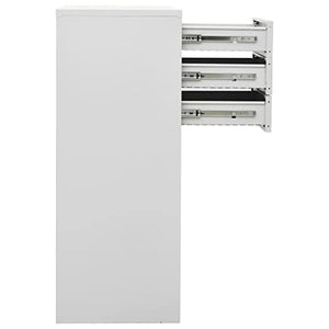 KTHLBRH Multipurpose Sliding Door Cabinet with Planter Box, Light Gray Steel, 35.4"x15.7"x49.2