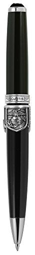 Curtis Australia US Marine Dreamwriter Ball Point Pen, Black/White with Bronze (40047901-14)