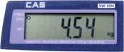 CAS SW-1W(10lb) Washdown Portion Control Scale, 10lb Capacity, 0.002lb Readability