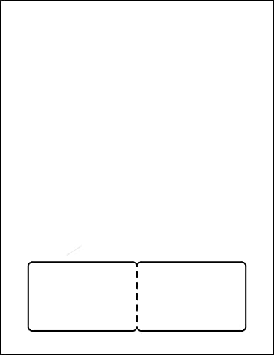 DocuCopy DocuFold 8221 Printable ID/Membership Cards 1 Card Fold Over Style 1 Case/800 Sheets