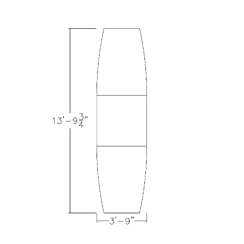 SKUTCHI DESIGNS INC. 14' Harmony Series Conference Table | Modular Boat Shaped | Metal Bases | White Cypress