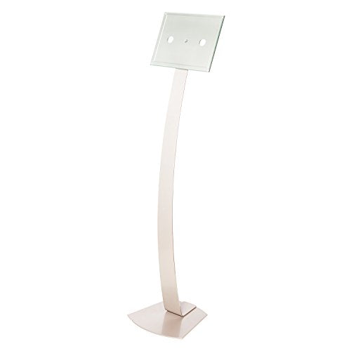 Deflecto Contemporary Floor Display, 13 x 49 x 16.5 Inches, Silver (693145)
