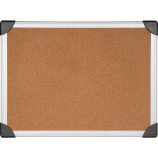 Lorell Cork Board, 8'x4', Aluminum, Silver/Brown (LLR19194)
