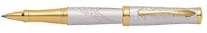Cross Year of The Monkey Brushed Platinum and 23KT Gold Plate Rollerball Pen (AT0315-21)