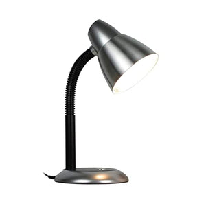 SCAUA Metal Desk Lamp with Adjustable Goose Neck - Ideal for Bedroom, Study Room, and Office