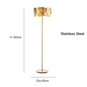 EYPKPL Standing Lamp Light Luxury Floor Lamp 3 Lamp Head Designs