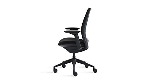 Steelcase Series 2 Office Chair - Ergonomic Work Chair with Wheels - Licorice