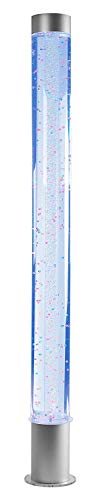 Playlearn USA 6ft Sensory Bubble Tube with App Control and Falling Beads Design