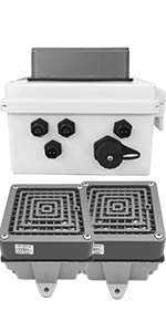 Netbell All-in-One Extra Loud Factory Break Buzzer System w/2 External Buzzers