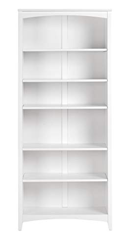 Camaflexi SHK343 Shaker Style Bookcase, 72", White