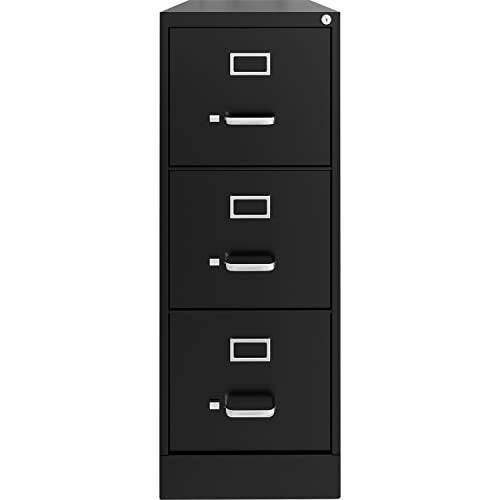 Lorell Fortress Commercial File Cabinet, Black